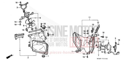 VENTILATEUR GL1500SEX de 1999